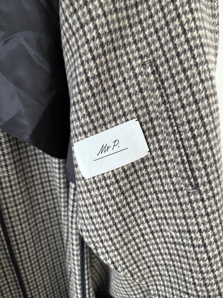 Wool Houndstooth Coat