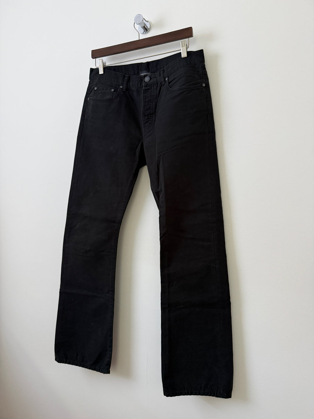 Faded Black Caribou Bootcut Jeans