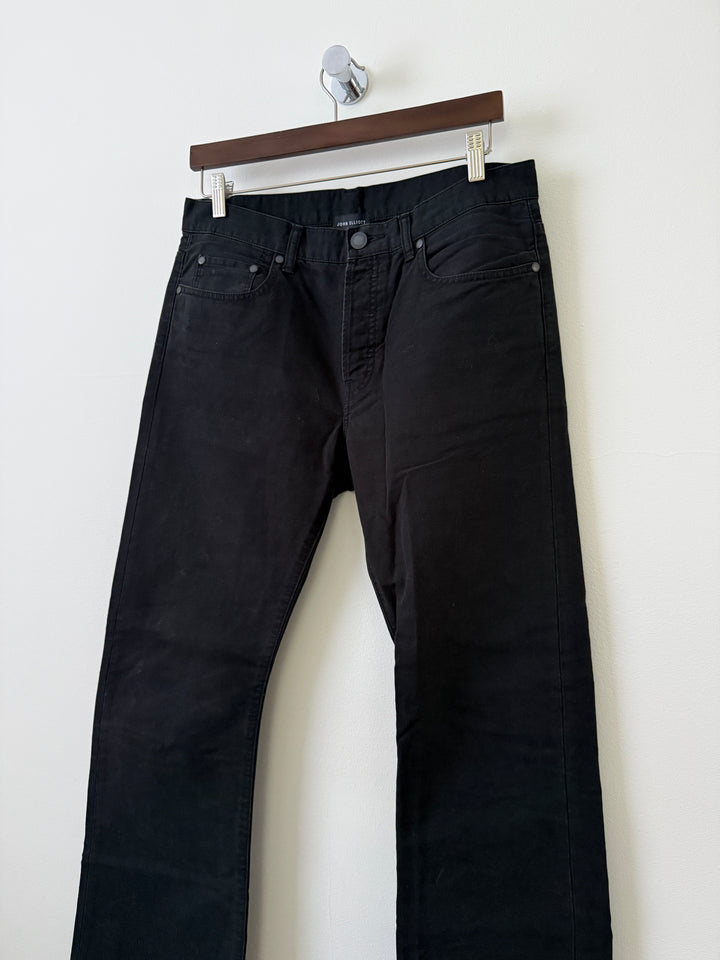Faded Black Caribou Bootcut Jeans