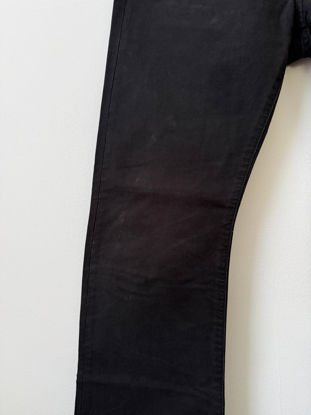 Faded Black Caribou Bootcut Jeans