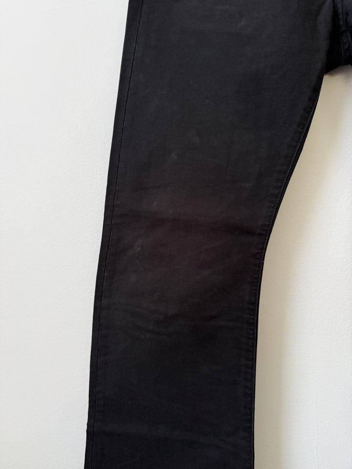 Faded Black Caribou Bootcut Jeans
