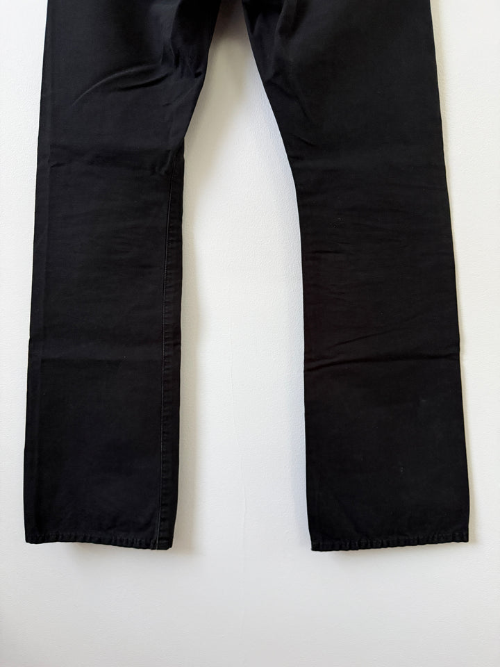 Faded Black Caribou Bootcut Jeans