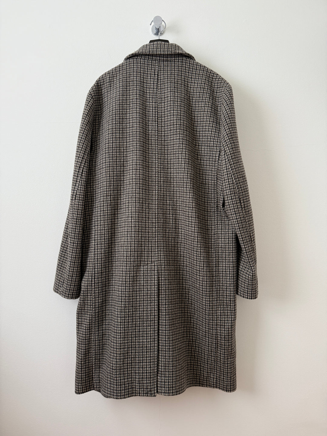 Wool Houndstooth Coat
