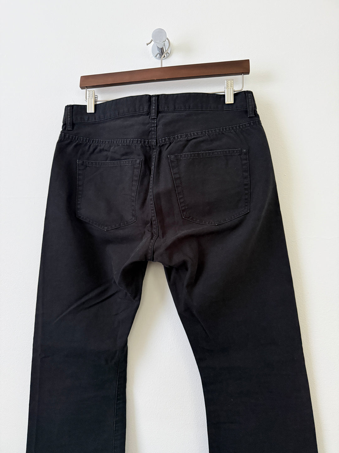 Faded Black Caribou Bootcut Jeans