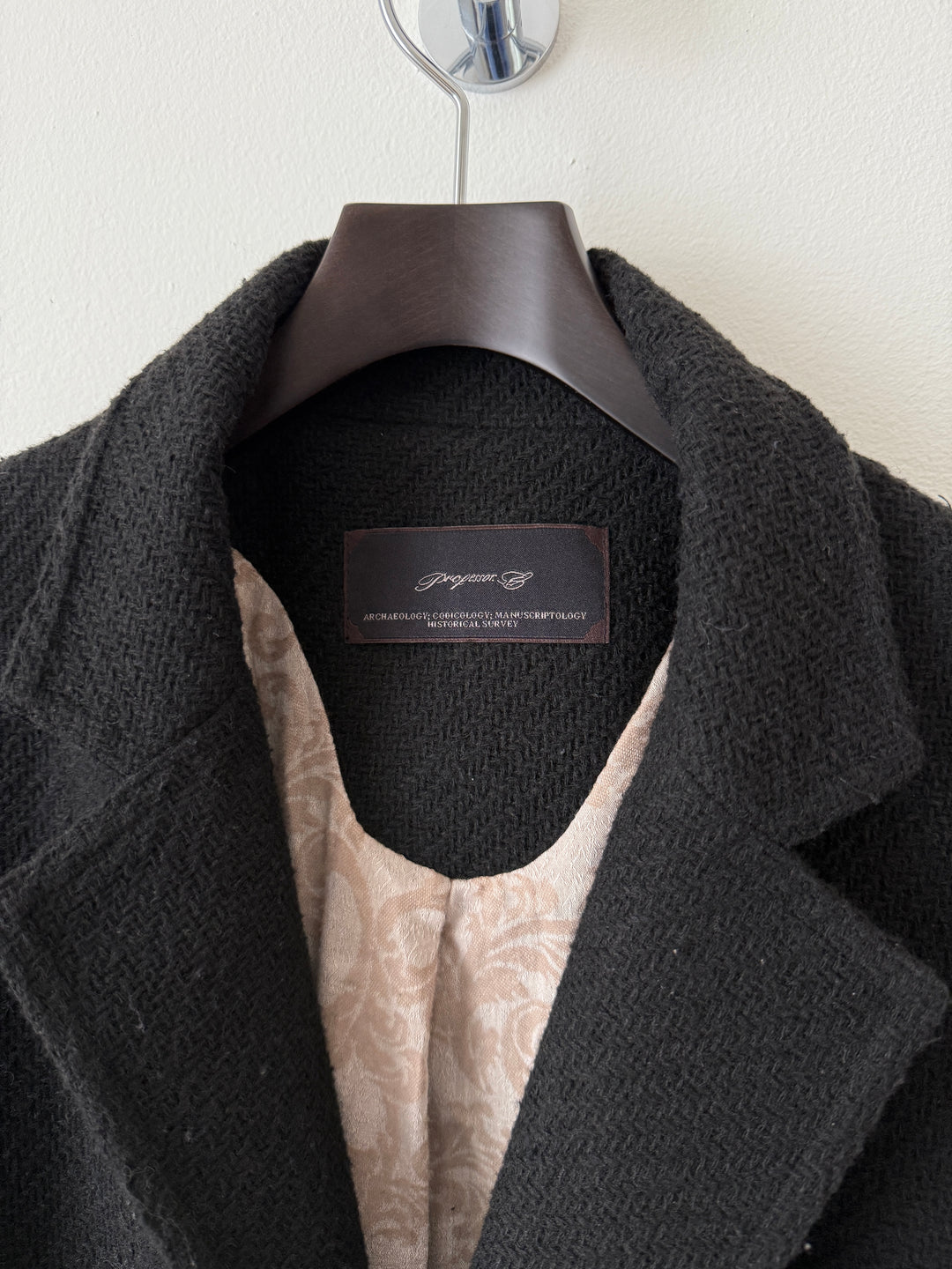 Distressed Wool Coat