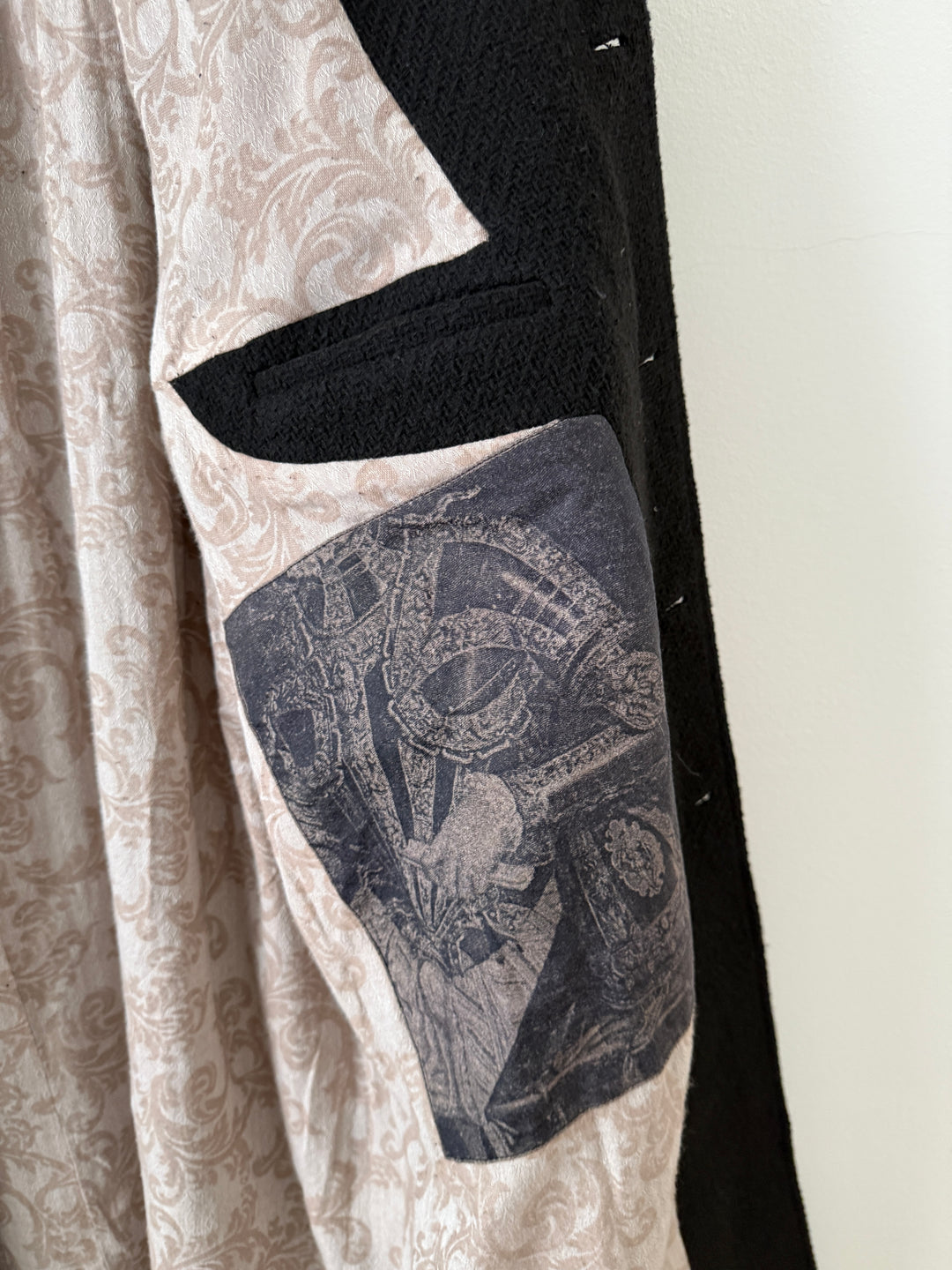 Distressed Wool Coat