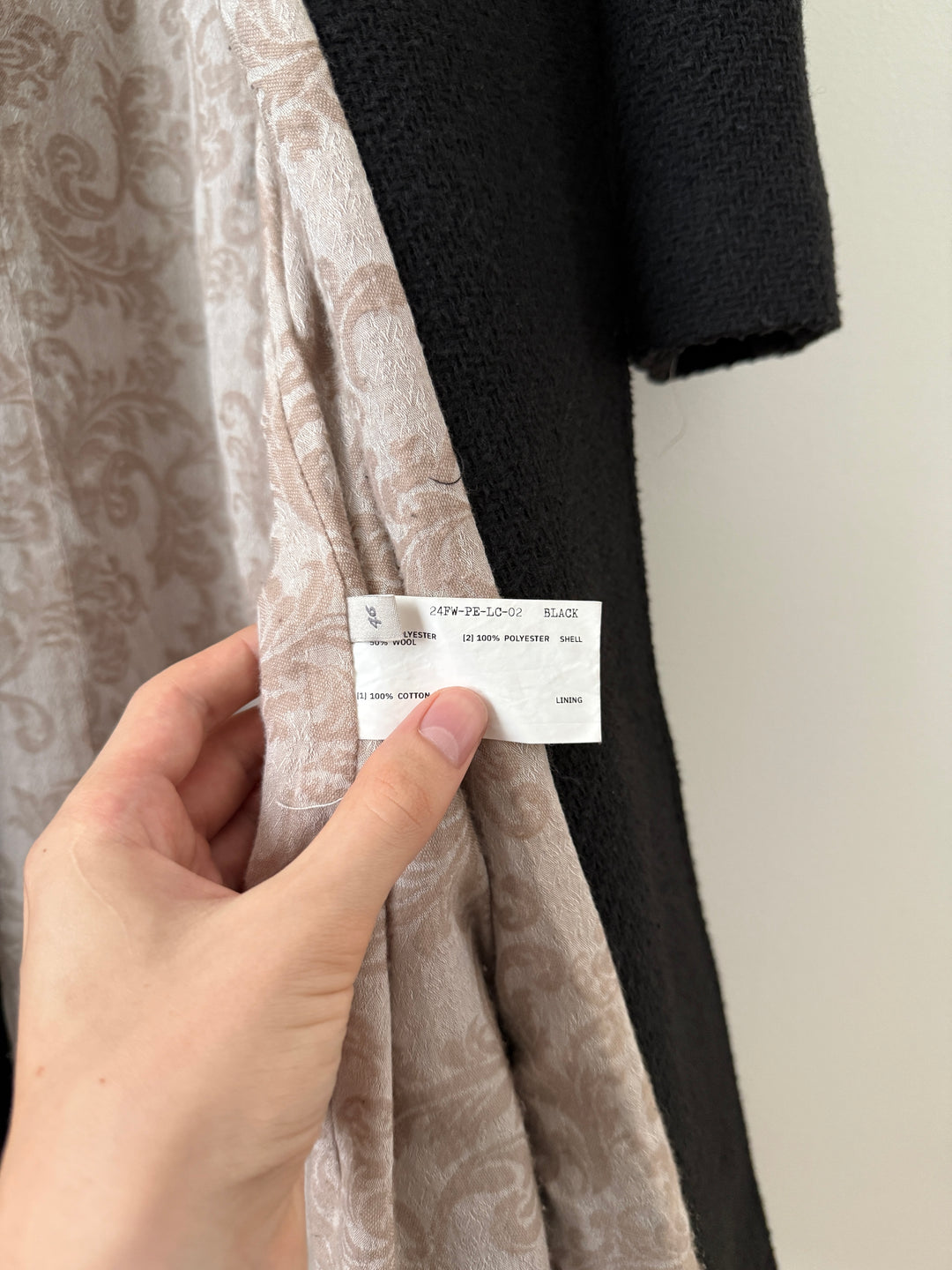 Distressed Wool Coat