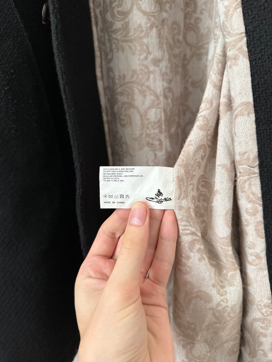 Distressed Wool Coat