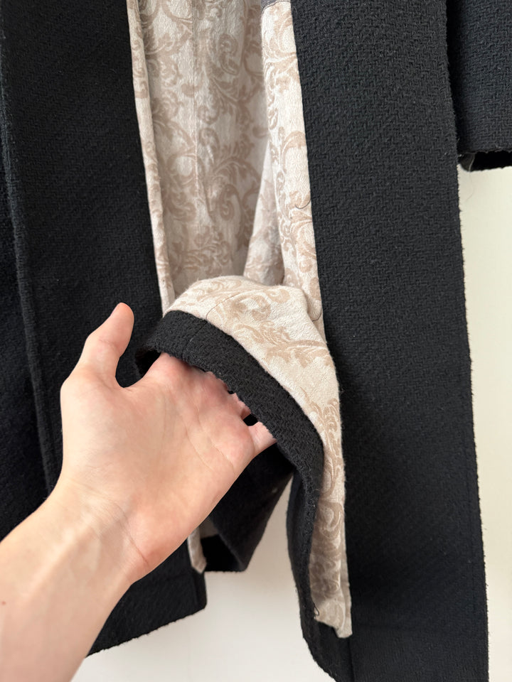 Distressed Wool Coat