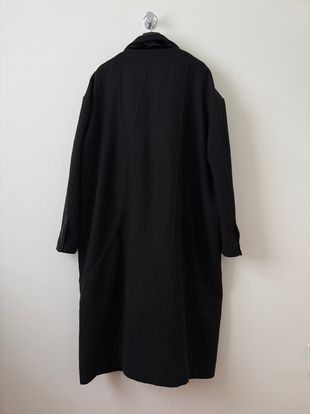 Distressed Wool Coat