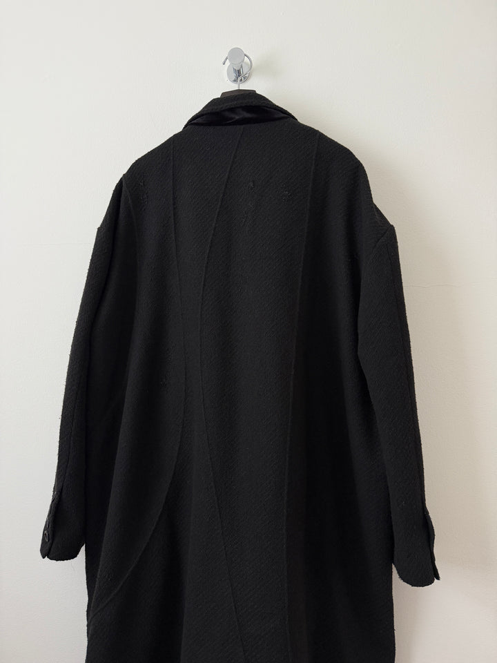 Distressed Wool Coat