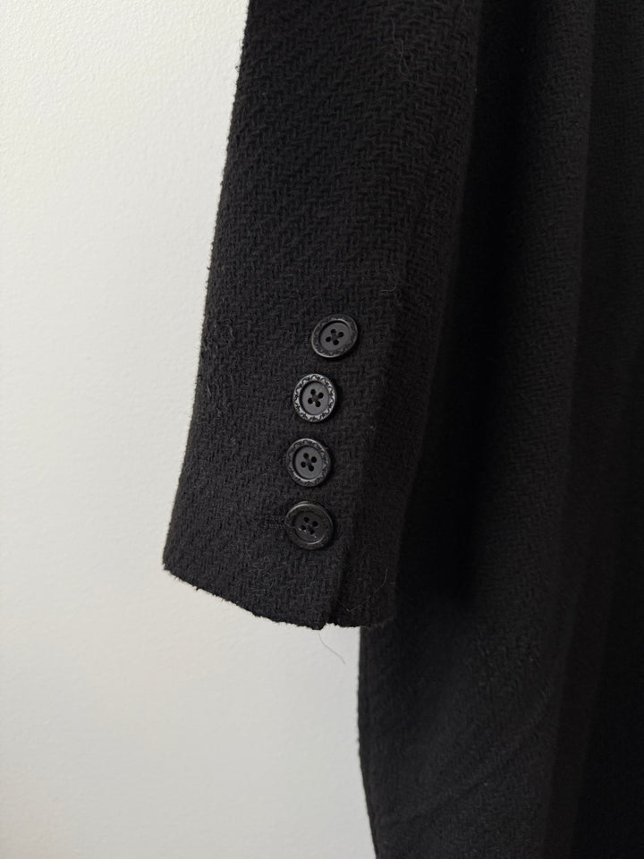 Distressed Wool Coat