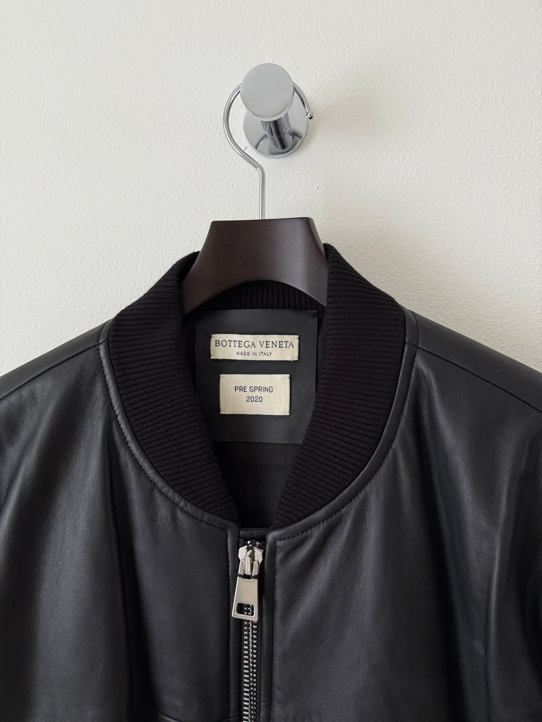 Pre Spring 2020 Lamb Leather Bomber Jacket