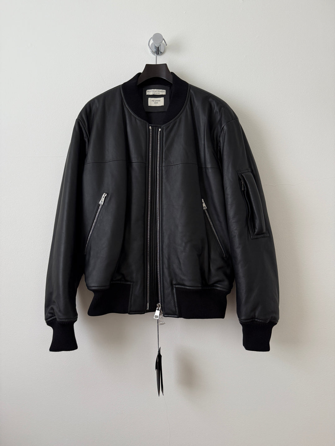 Pre Spring 2020 Lamb Leather Bomber Jacket