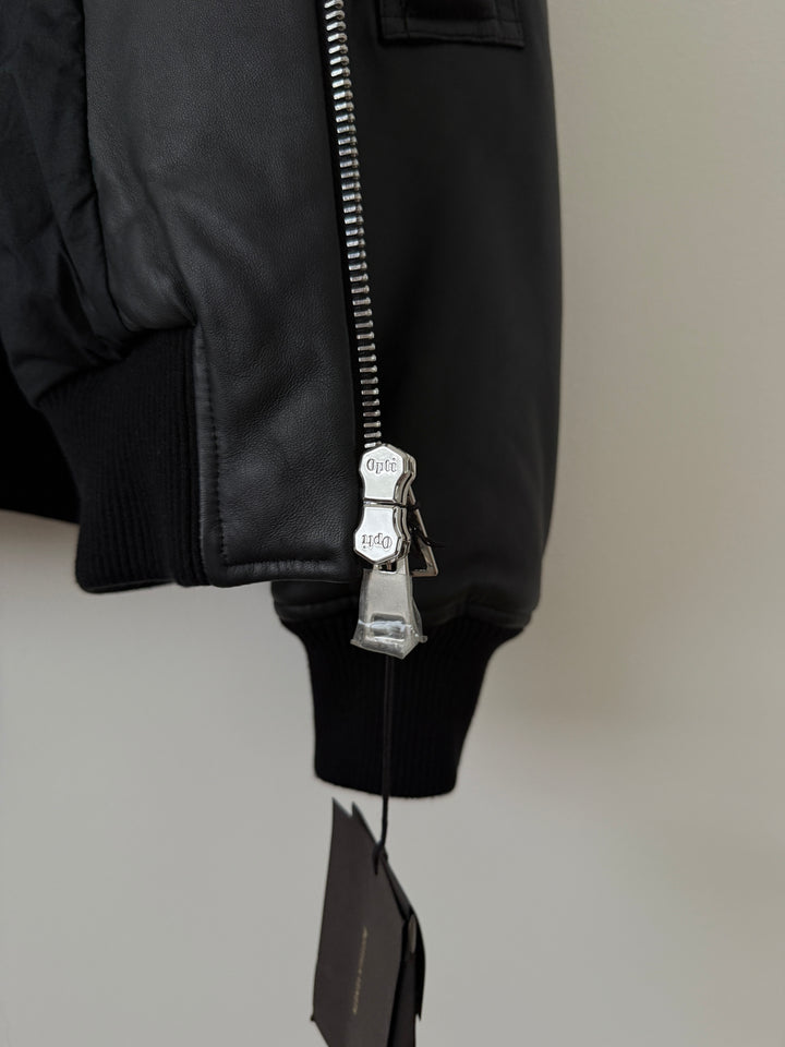 Pre Spring 2020 Lamb Leather Bomber Jacket