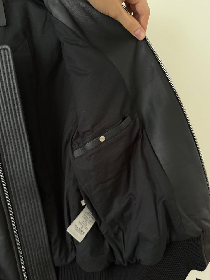 Pre Spring 2020 Lamb Leather Bomber Jacket
