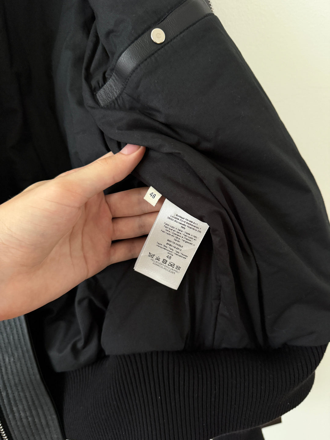 Pre Spring 2020 Lamb Leather Bomber Jacket