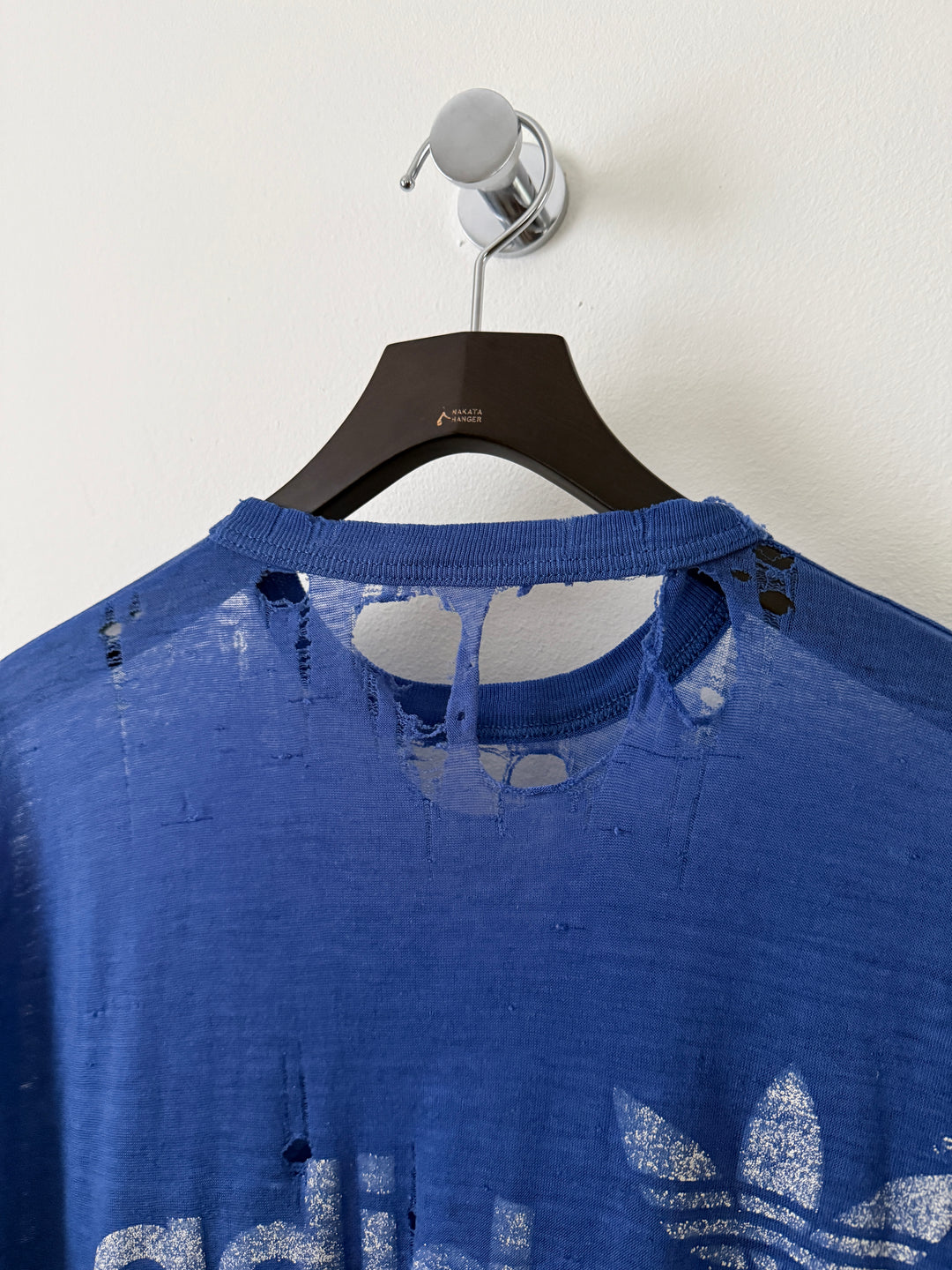 Blue Vintage Adidas Logo Tee