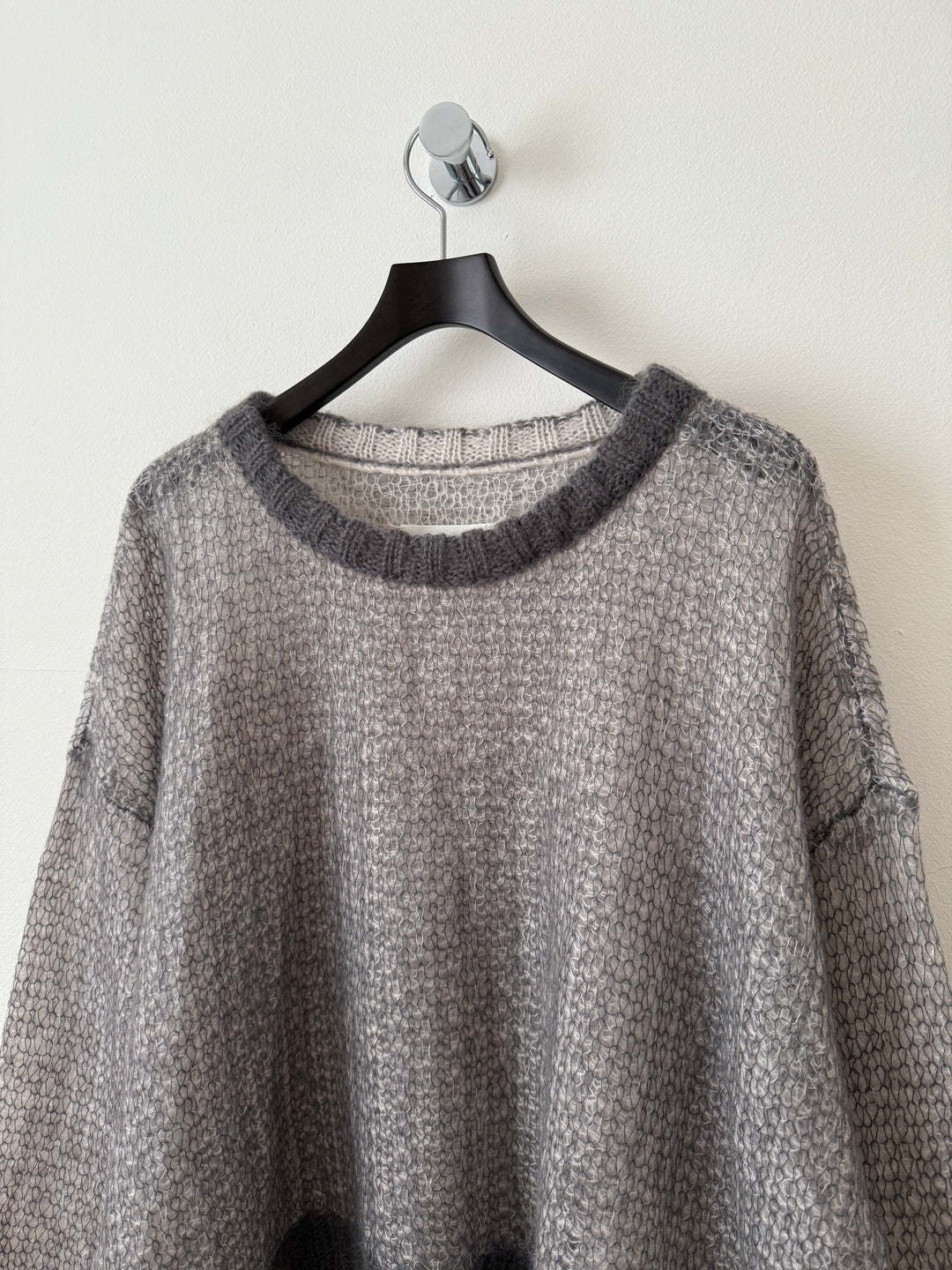 Scoop Neck Loose Gauge Sweater