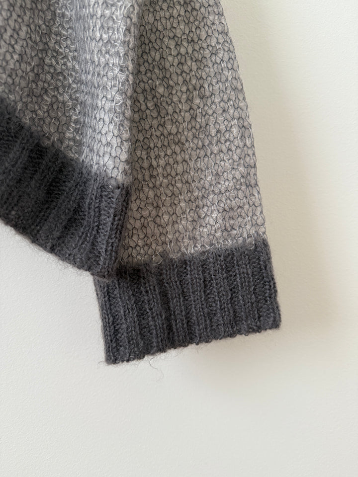 Scoop Neck Loose Gauge Sweater