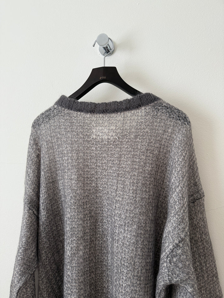 Scoop Neck Loose Gauge Sweater