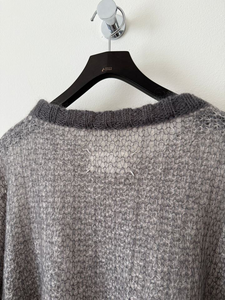 Scoop Neck Loose Gauge Sweater