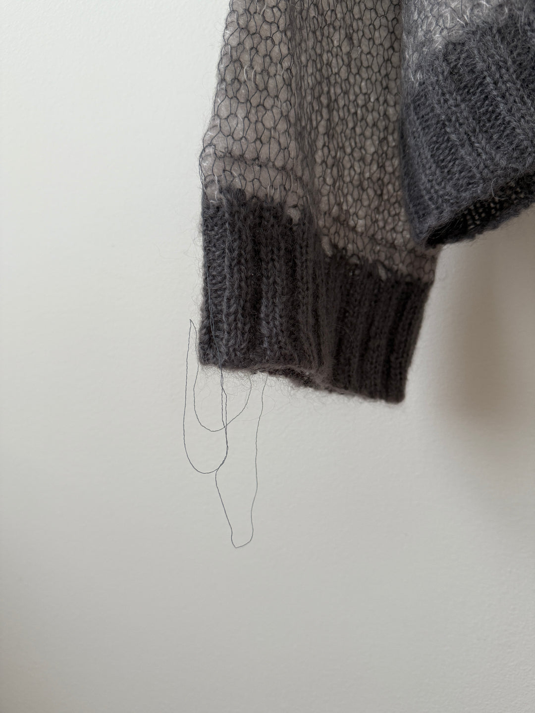 Scoop Neck Loose Gauge Sweater