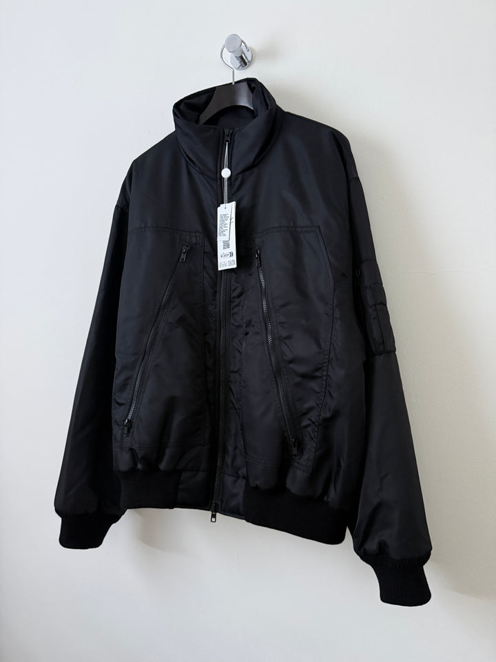 MM6 Nylon Zip Bomber Jacket