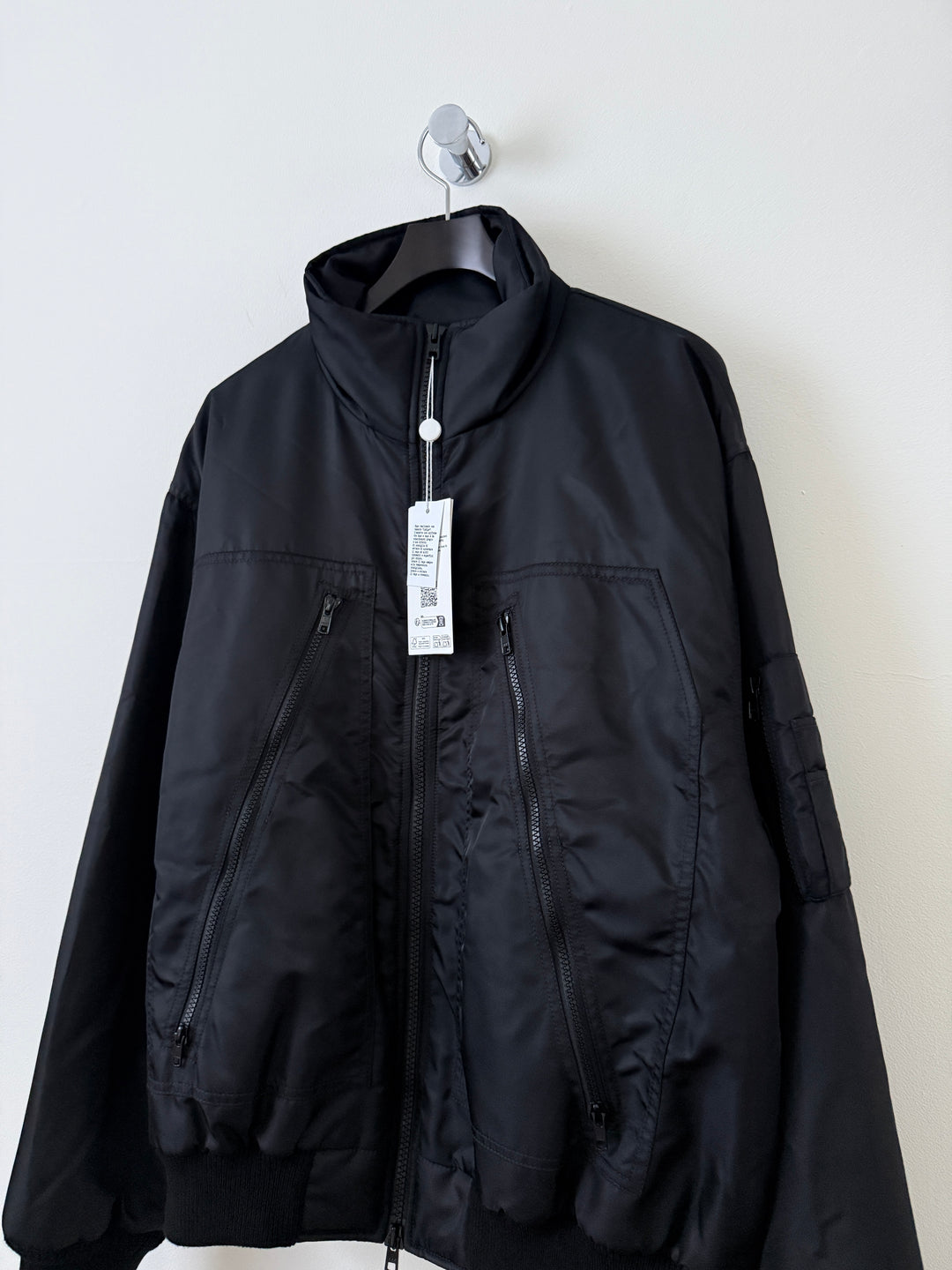MM6 Nylon Zip Bomber Jacket