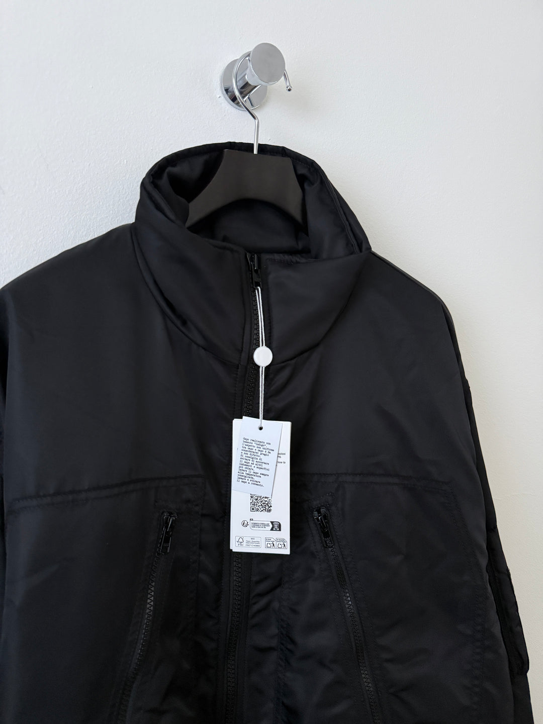 MM6 Nylon Zip Bomber Jacket