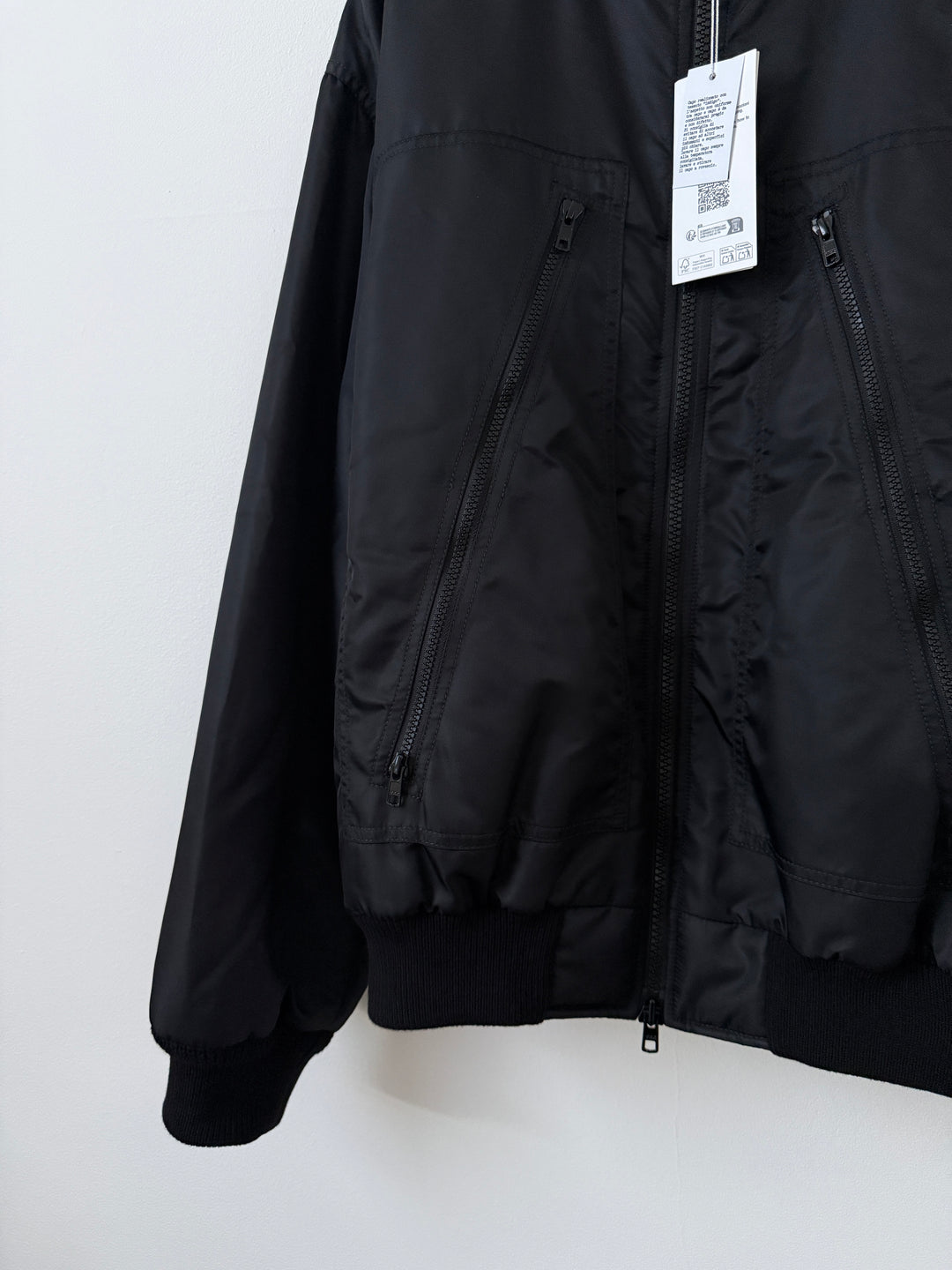 MM6 Nylon Zip Bomber Jacket