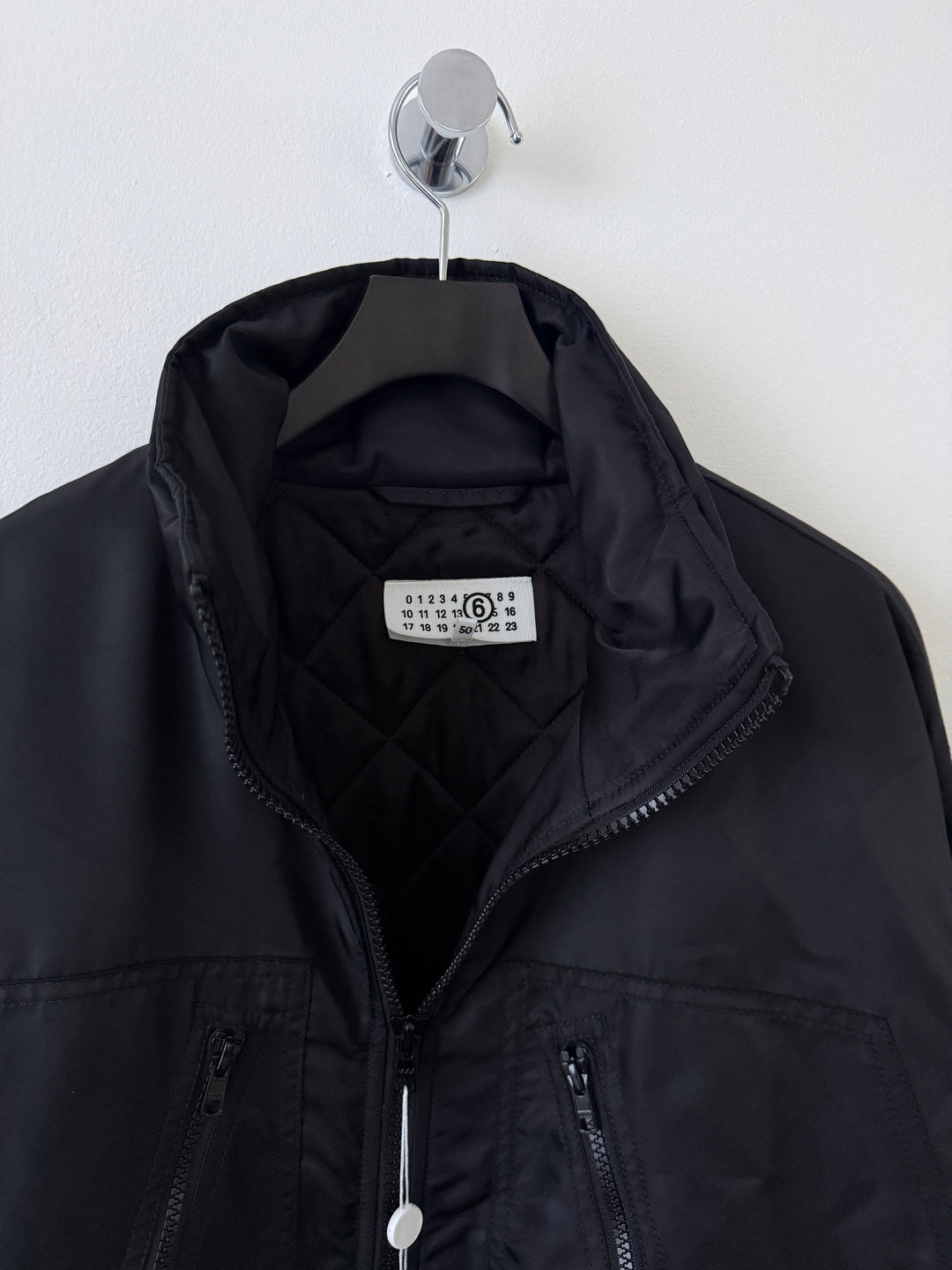 MM6 Nylon Zip Bomber Jacket