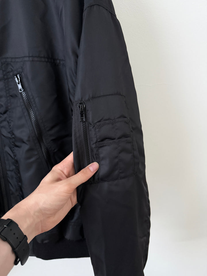 MM6 Nylon Zip Bomber Jacket