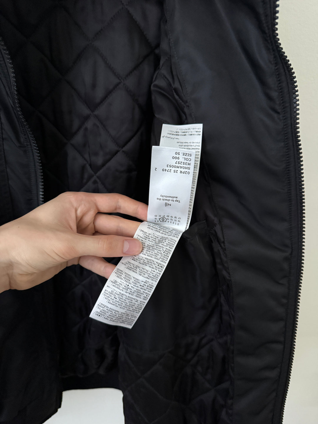 MM6 Nylon Zip Bomber Jacket