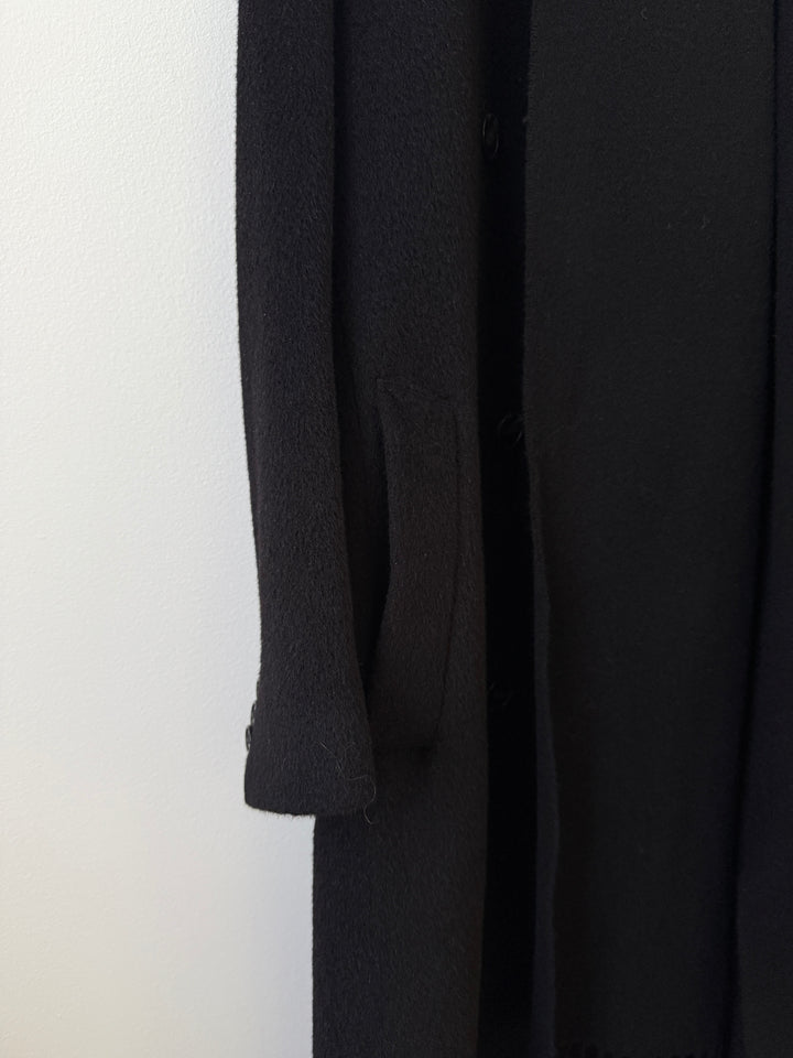 MM6 Wool-Blend Hooded Overcoat w/Scarf