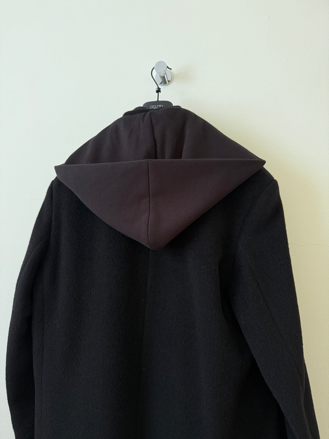 MM6 Wool-Blend Hooded Overcoat w/Scarf