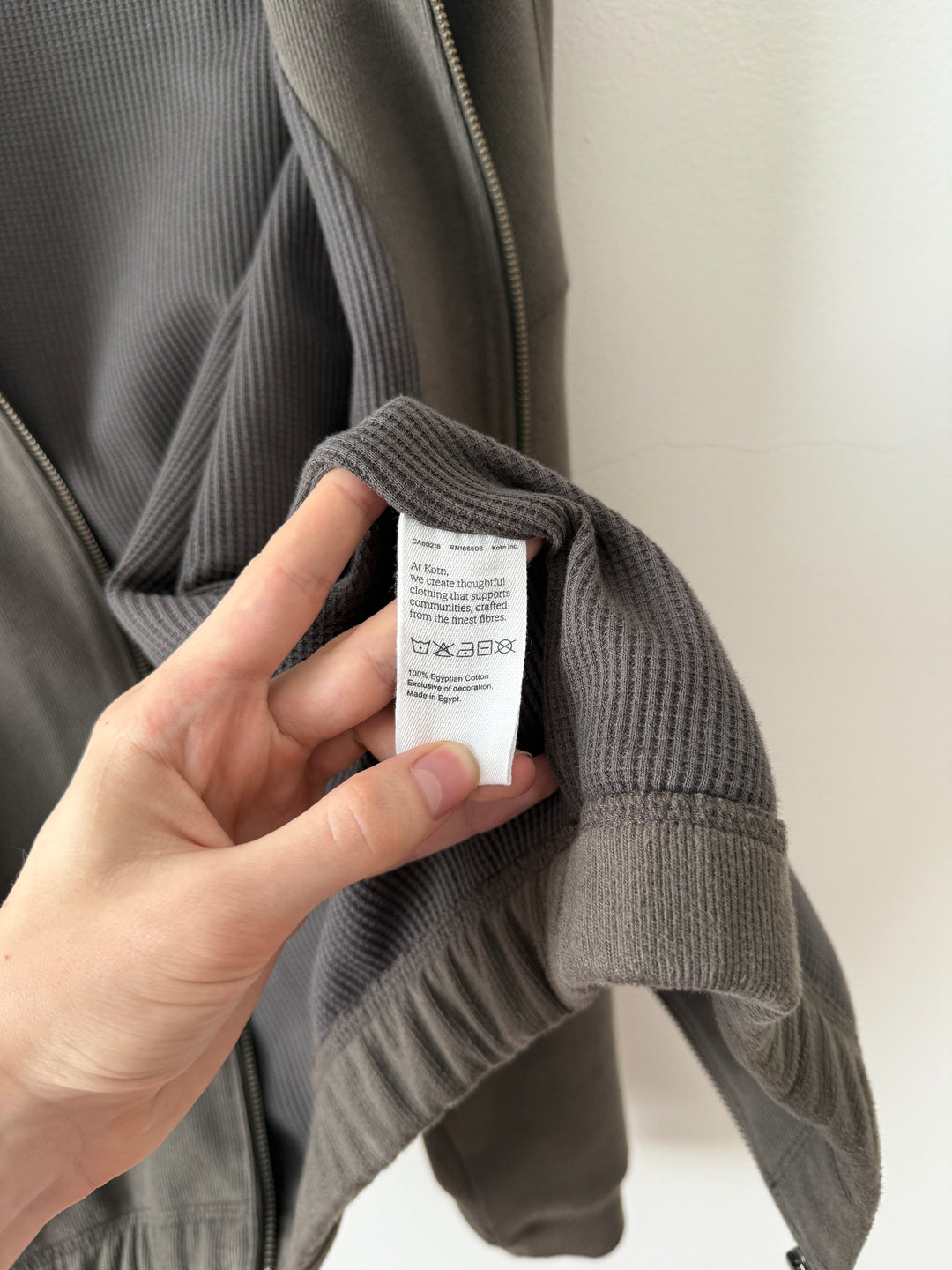 Cozy Zip Up Thermal Hoodie