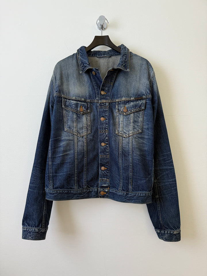 Faded Denim Jean Jacket