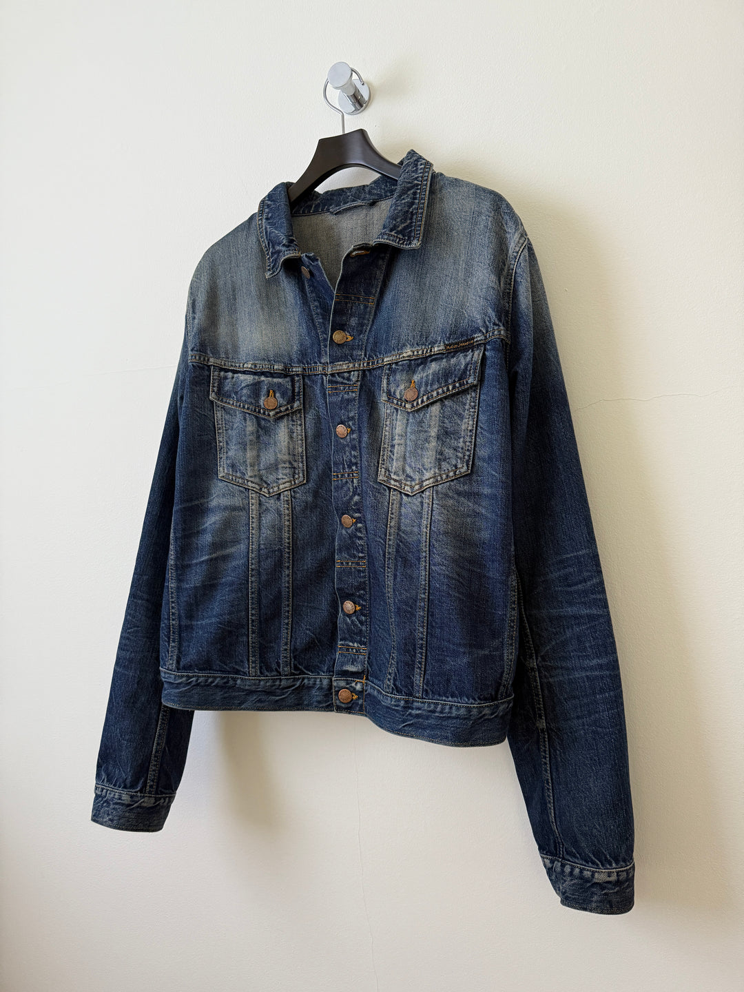 Faded Denim Jean Jacket