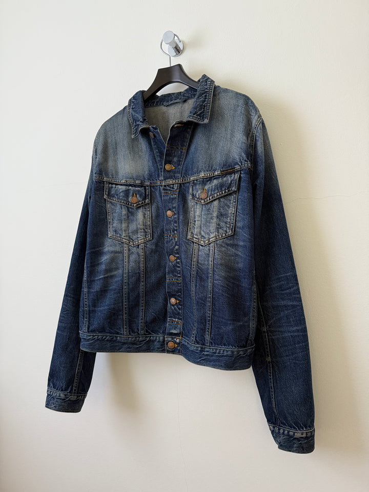 Faded Denim Jean Jacket