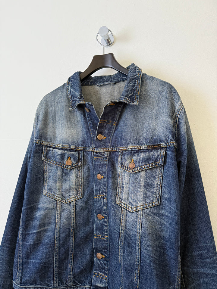 Faded Denim Jean Jacket