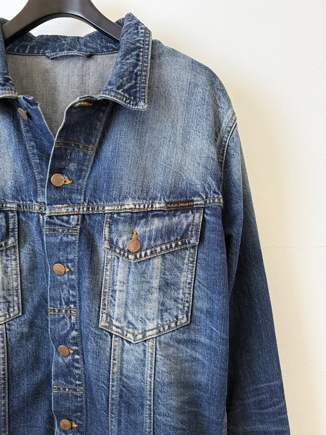 Faded Denim Jean Jacket