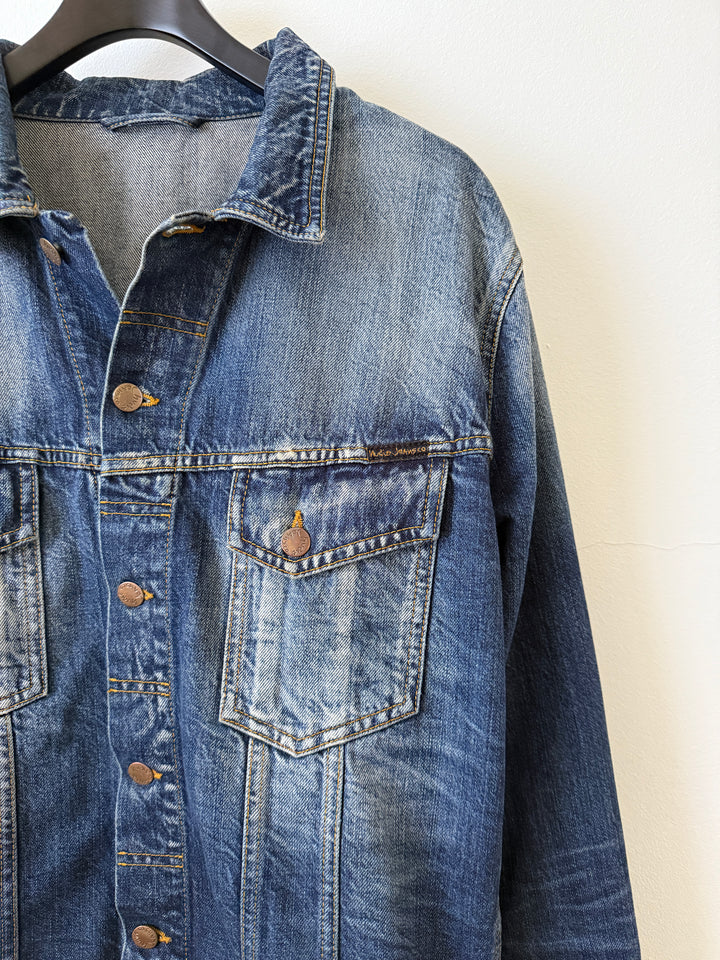 Faded Denim Jean Jacket