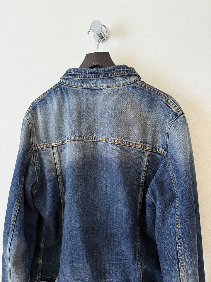 Faded Denim Jean Jacket