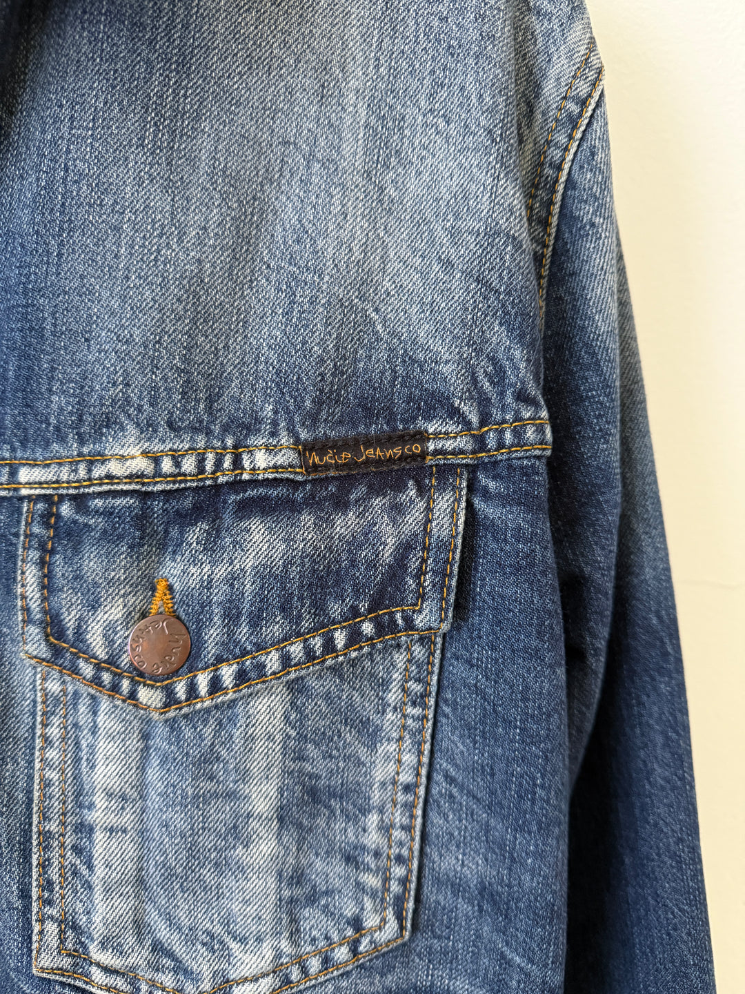 Faded Denim Jean Jacket