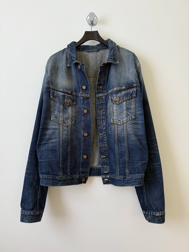 Faded Denim Jean Jacket