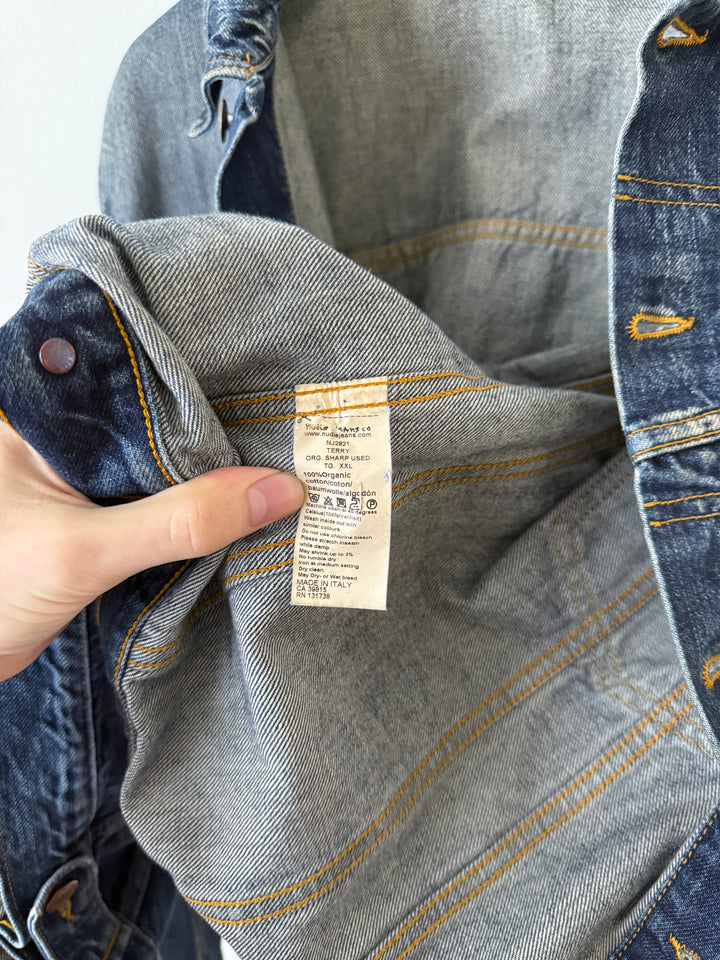 Faded Denim Jean Jacket