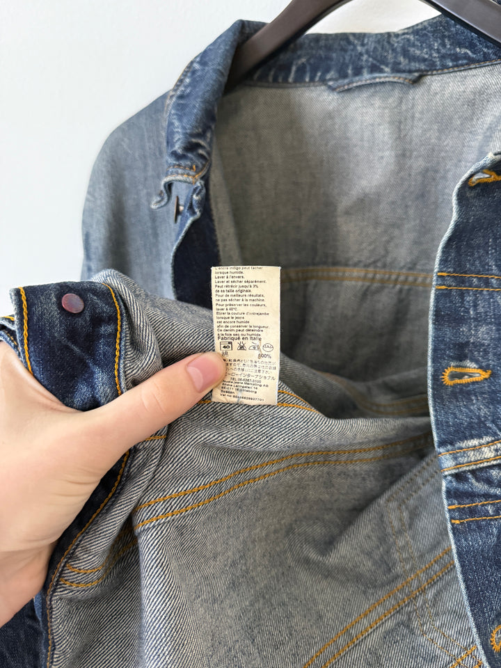 Faded Denim Jean Jacket