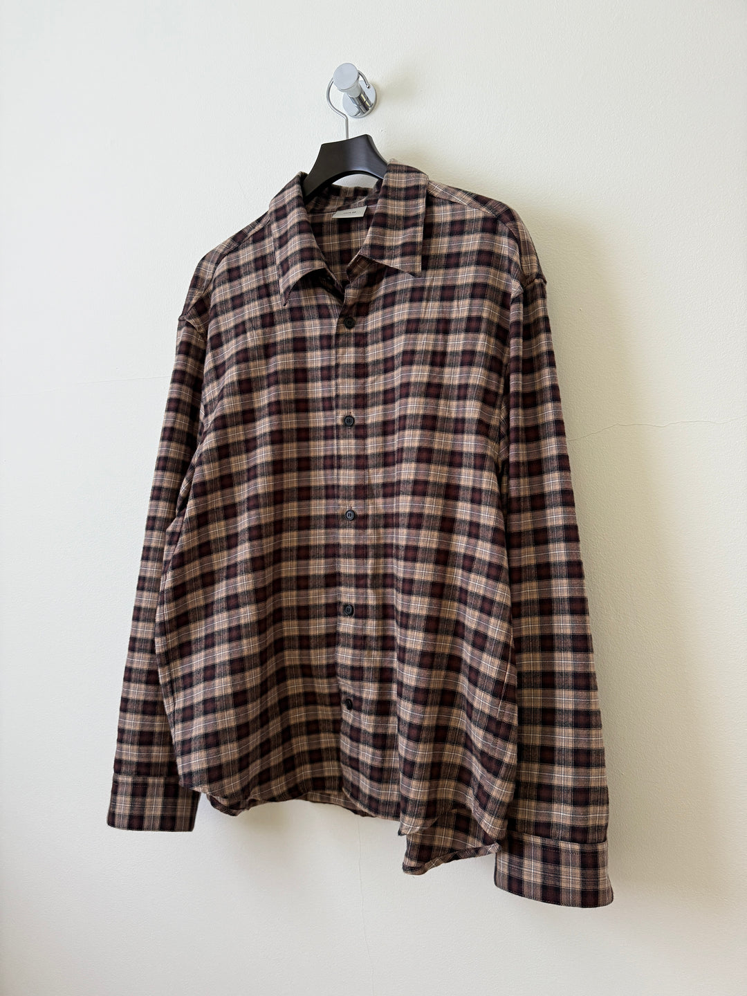 Ross Check Flannel in Cashmere & Cotton