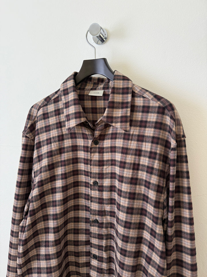 Ross Check Flannel in Cashmere & Cotton